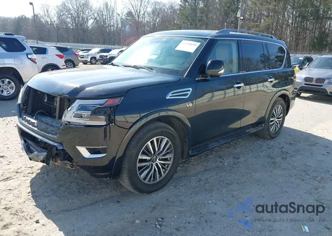 2021 Nissan Armada Sl 2Wd from USA, damaged, VIN JN8AY2BAXM9371249